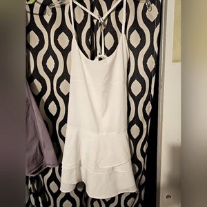 OFFLINE by Aerie White Athletic Dress with ruffles, M